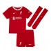 Liverpool Mohamed Salah #11 Replika Babytøj Hjemmebanesæt Børn 2023-24 Kortærmet (+ Korte bukser)